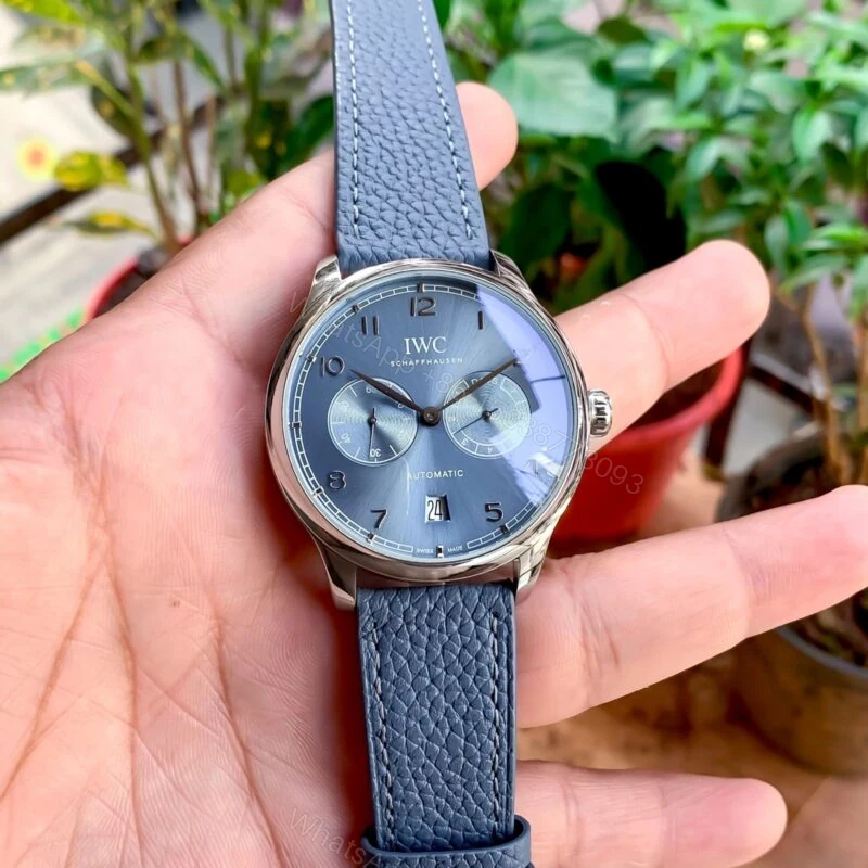 IWC Portugieser Automatic IW501708 Silver Horizon Blue 42.3mm — view 1