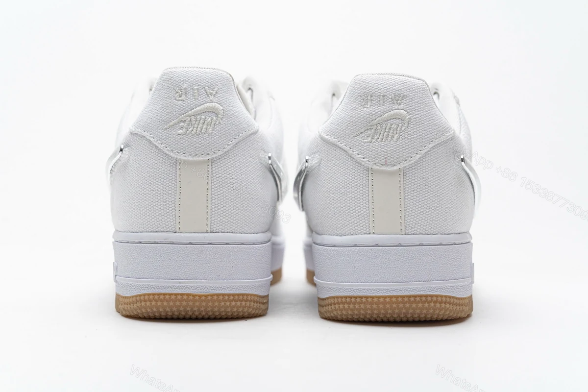 View 5 of Travis Scott x Nike Air Force 1“White” AQ4211-100