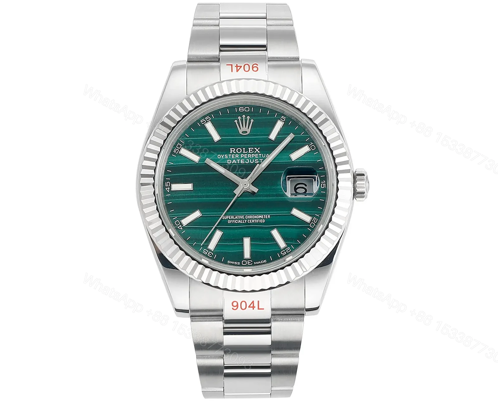 C+ Factory Clean Factory – Rolex Custom Datejust 41 Green Malachite – Rolex Custom Datejust 41 Tiger’s Eye Dial – Rolex Custom Datejust 41 Goldstone Dial – Rolex Custom Datejust 41 Meteorite Dial — view 1