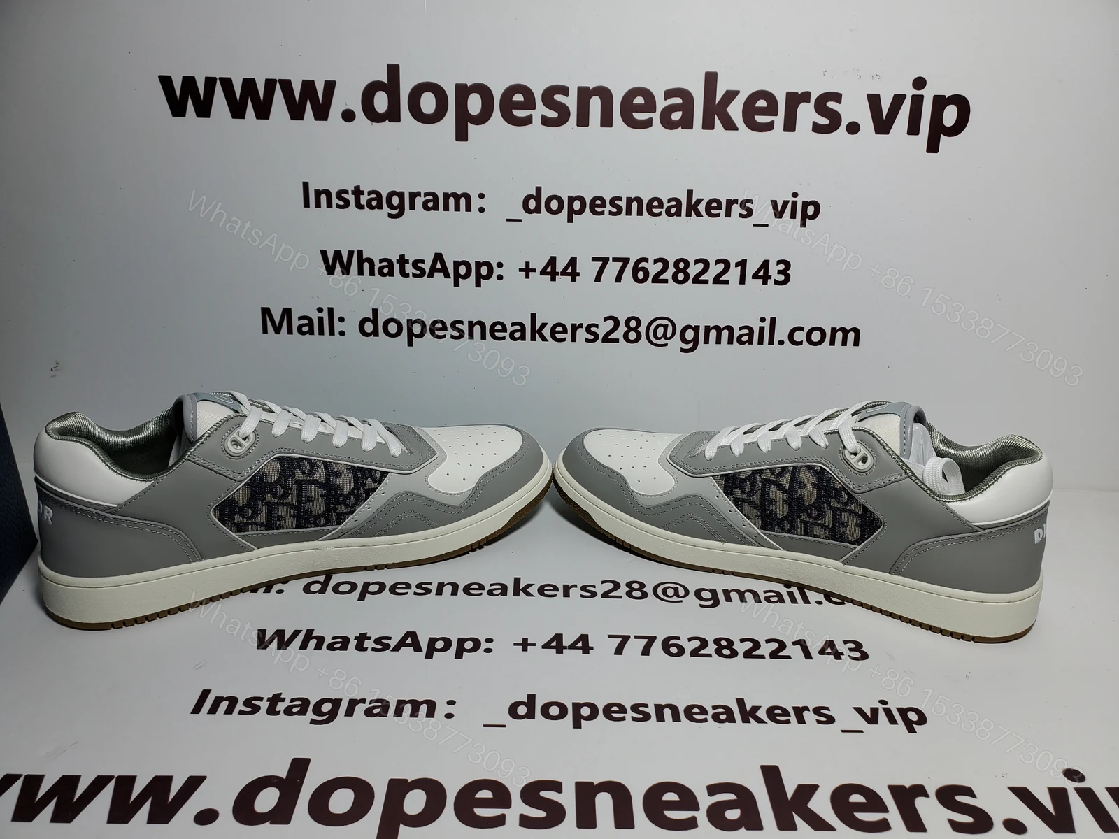 View 2 of Dior B27 Low Gray White 3SN272ZIR_H165
