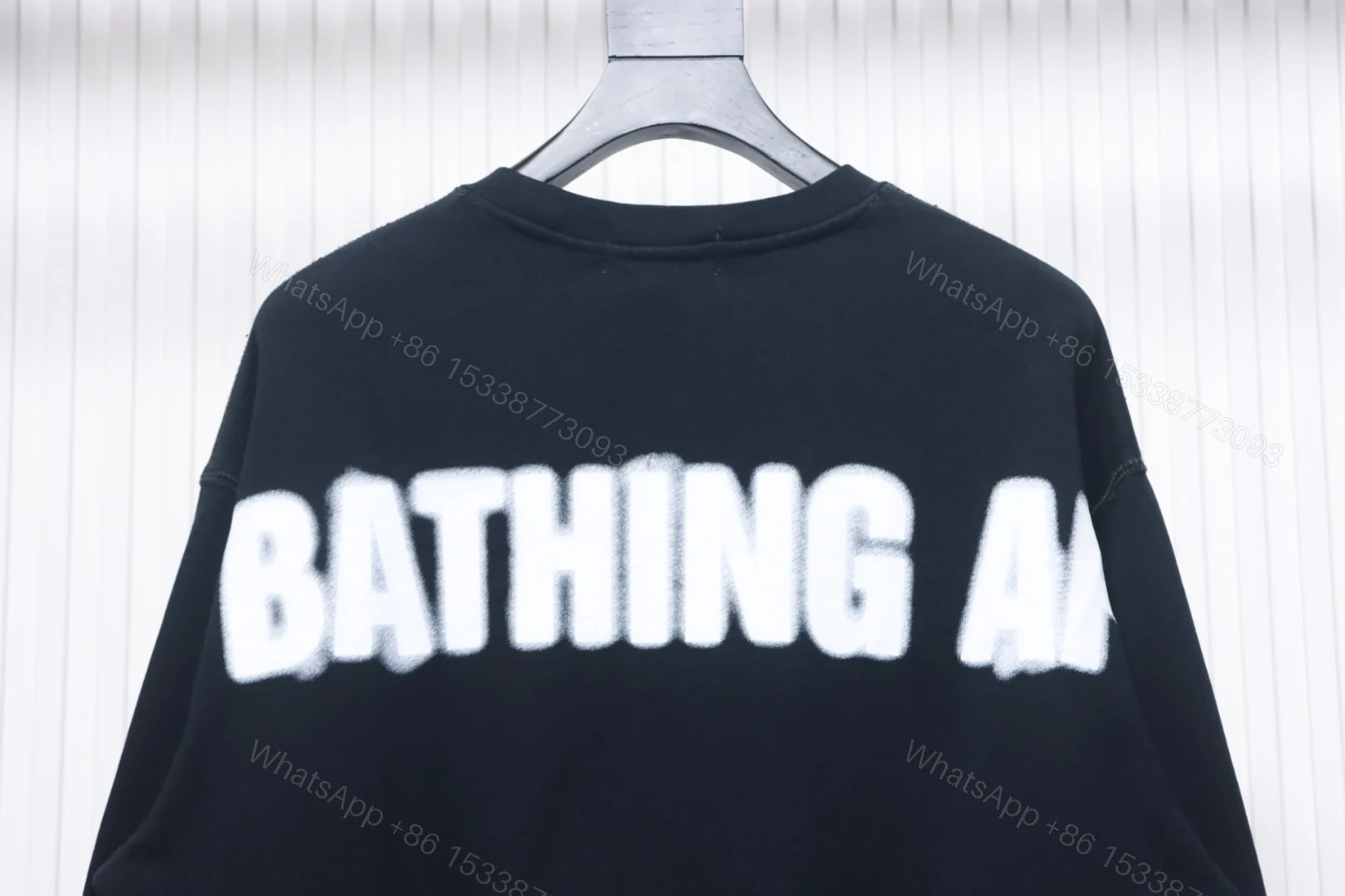 View 5 of BAPE 24FW Ape Head Black Sweatshirt