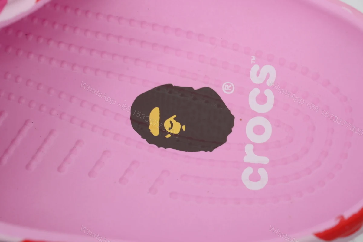 View 8 of BAPE x Crocs Classic Clog 'ABC Camo - pink'