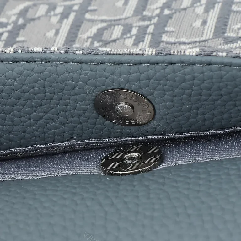 View 4 of Chic Texture Messenger Bag: Premium Pebble Leather Portable Tech