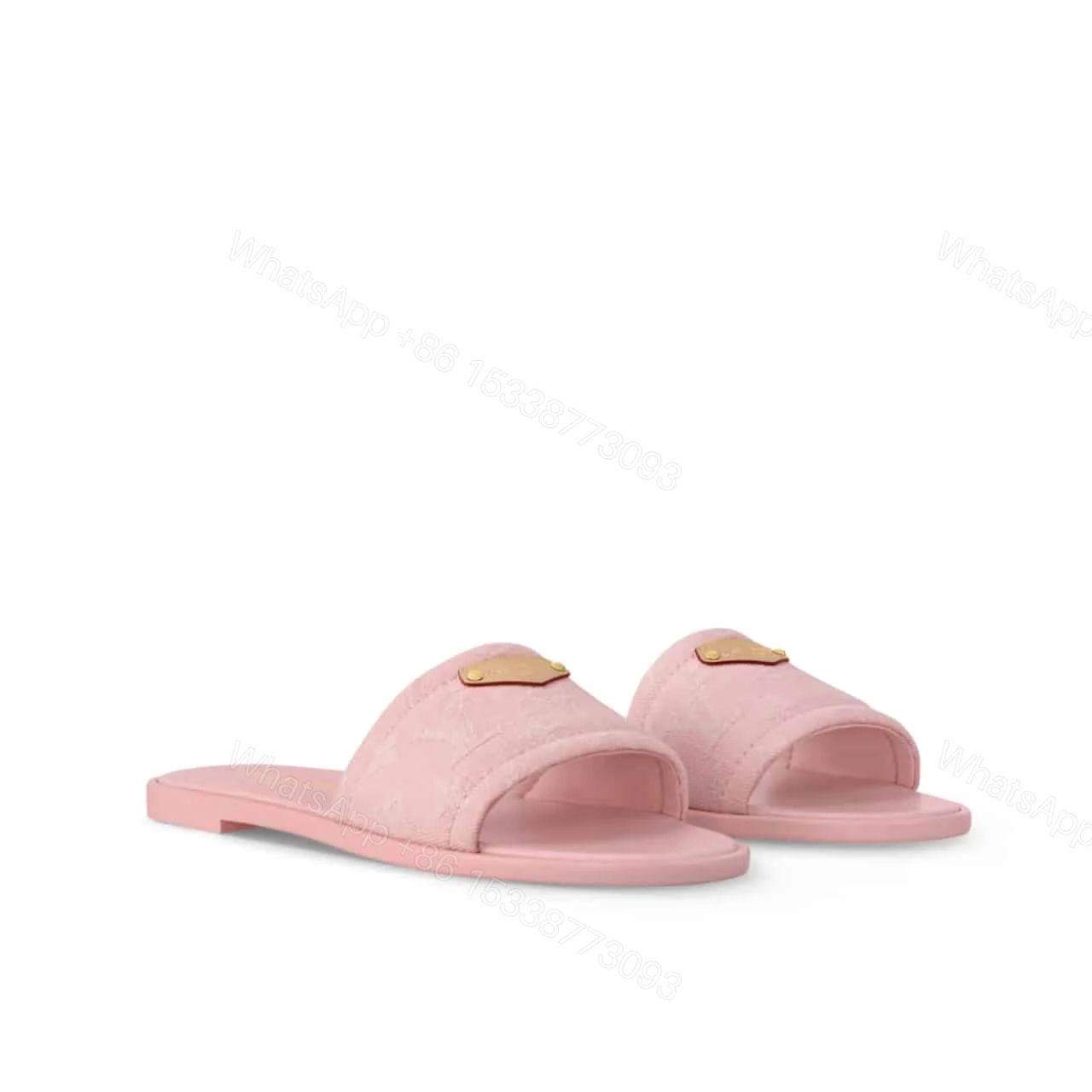 LOUIS VUITTON LILY FLAT MULE ROSE 1AGX46 — view 1