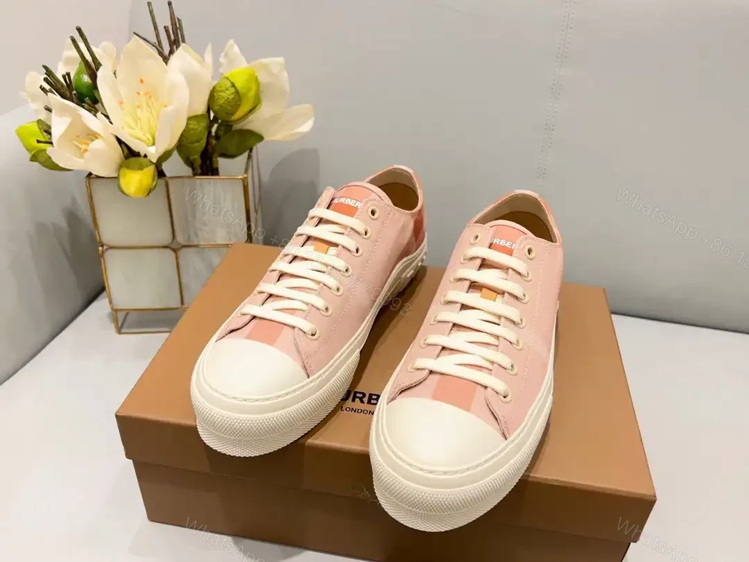 View 7 of BURBERRY CHECK COTTON SNEAKERS – BBR128