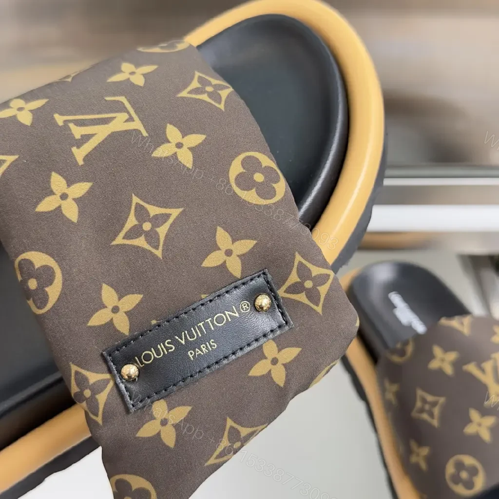 View 2 of Monogram Comfort Slides: Luxe, Cushioned Everyday Wear