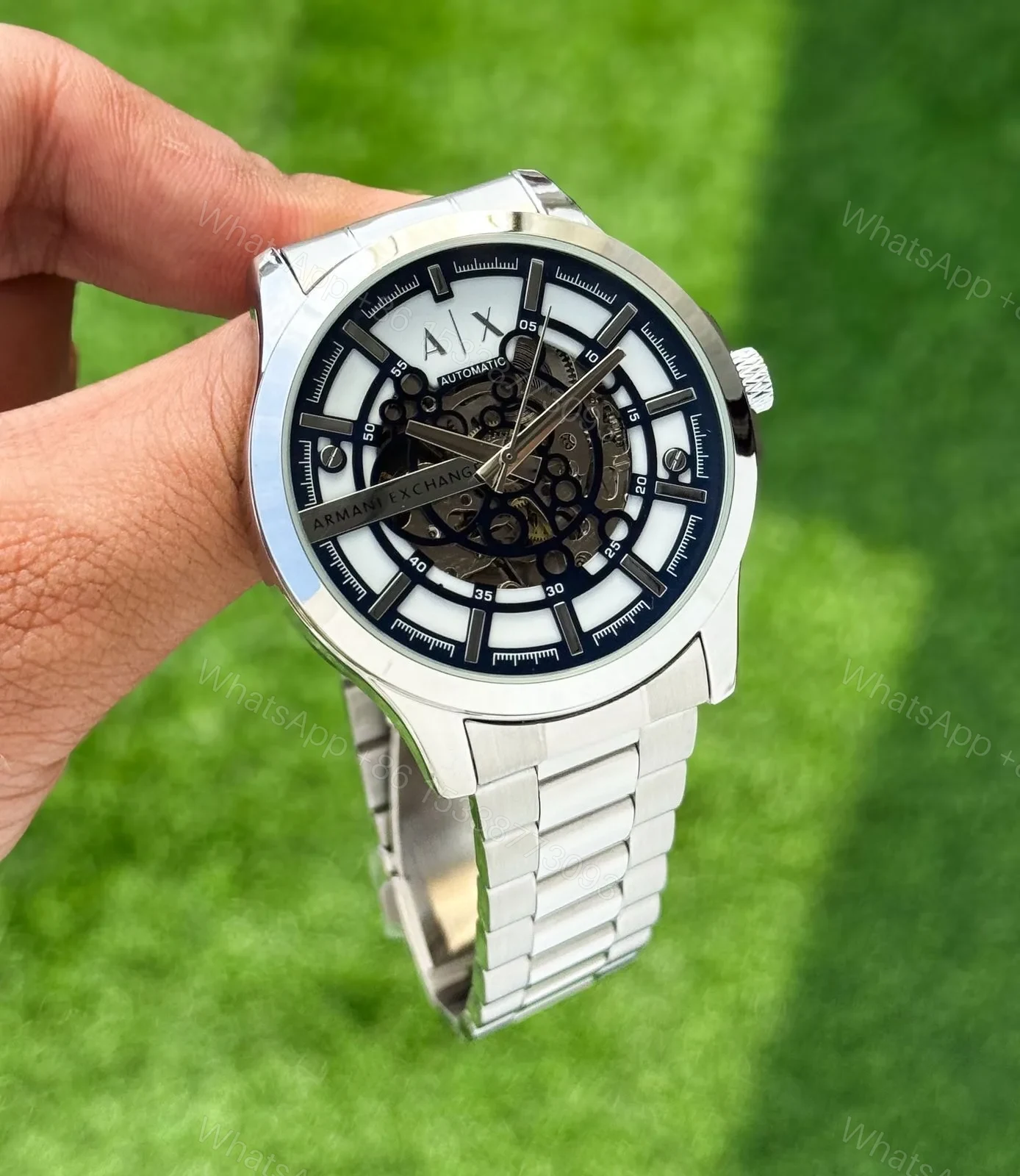Armani Exchange Automatic Silver Stainless Steel — view 1