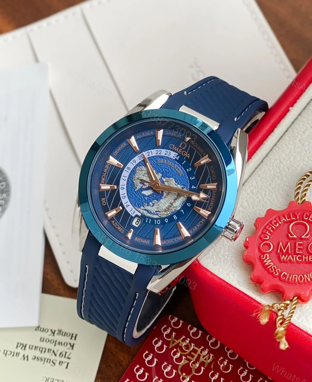 View 2 of Omega Seamaster Co-Axial Master Chronometer 12Hr Dial Automatic 40MM