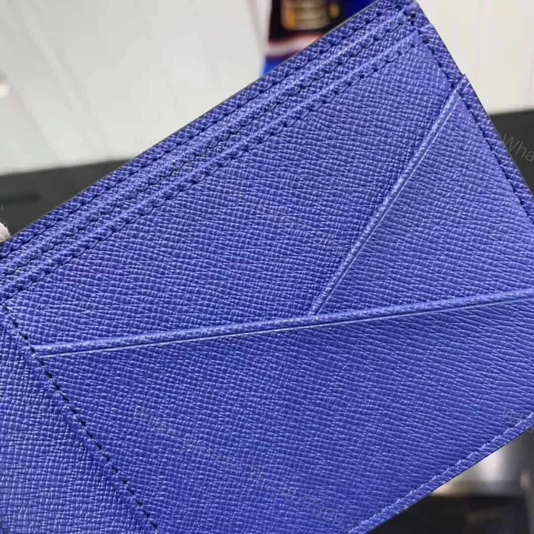 View 6 of LOUIS VUITTON BLUE MULTIPLE WALLET