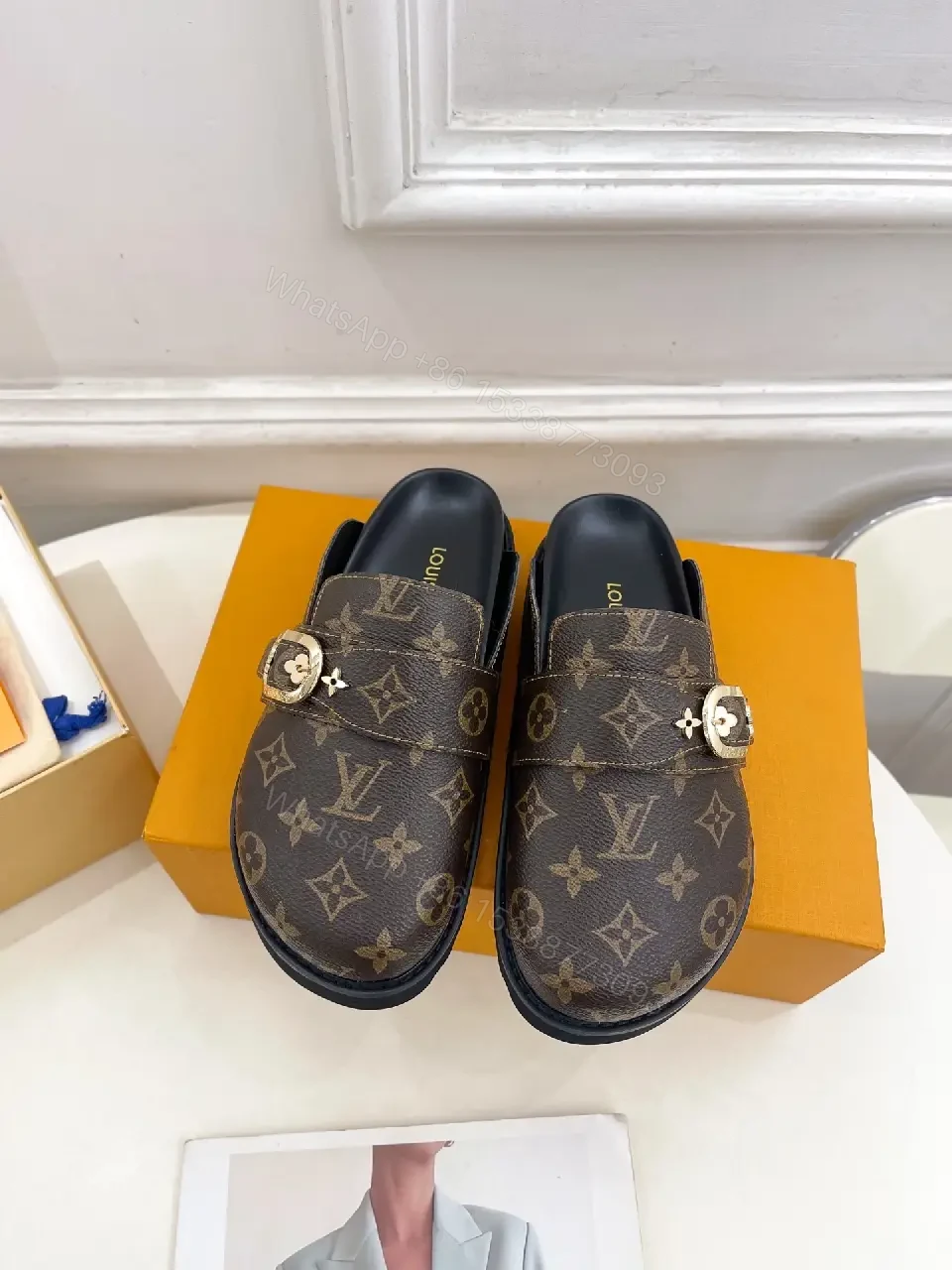 View 4 of Relaxed Luxury Slip-Ons with Monogram Accent Shoes