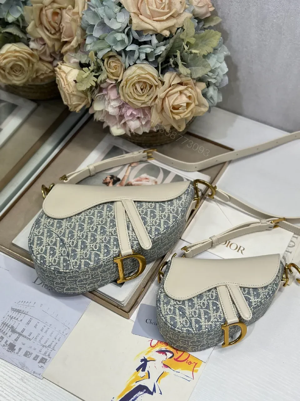 View 3 of Structured Patchwork Satchel: Leather & Jacquard, Modern Luxe Crossbody