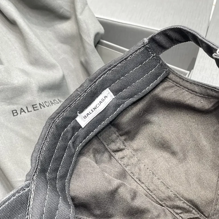 View 3 of Paris-Balenciaga Logo Cap: City-Chic Comfort Cap