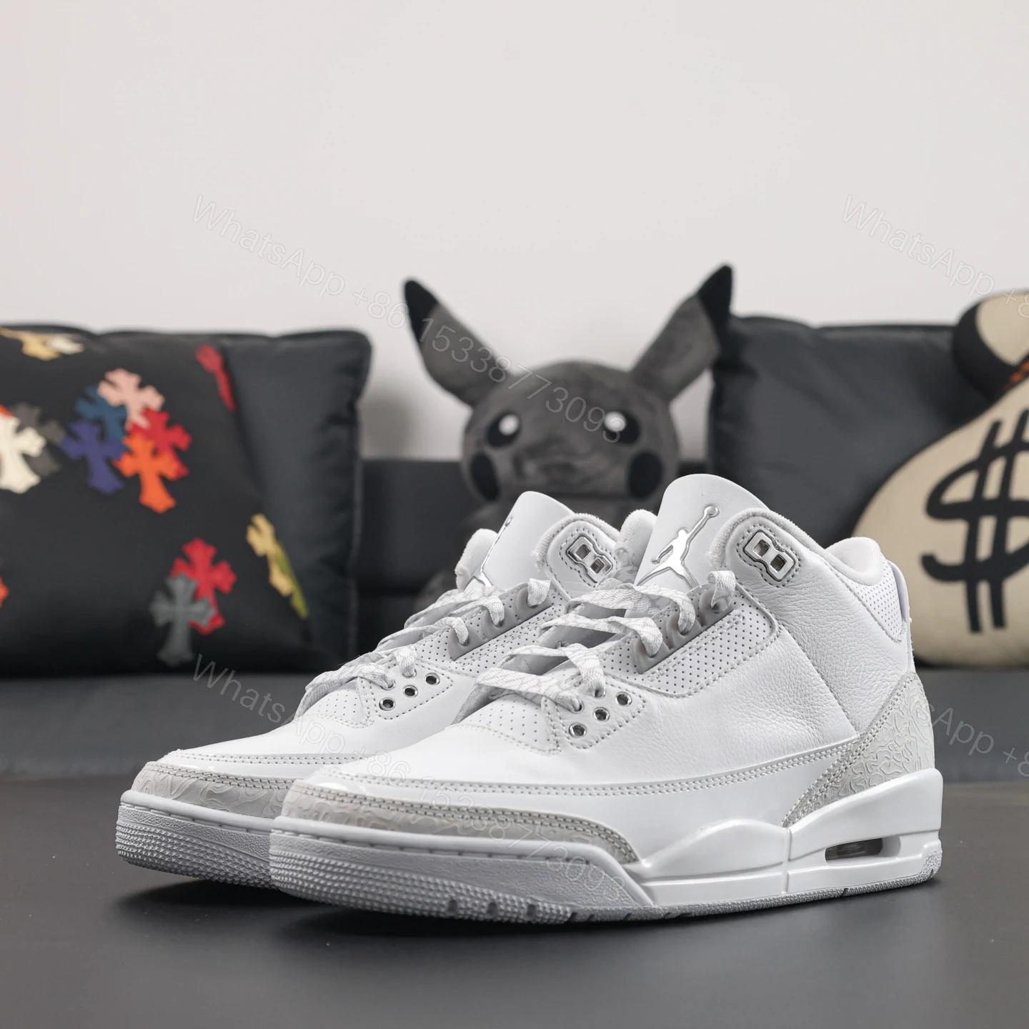 View 9 of Air Jordan 3 Retro Pure Money Reps