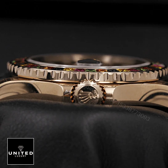 View 8 of Rolex Perpetual Yacht-Master Gem-Set Bezel 116695 SATS Replica