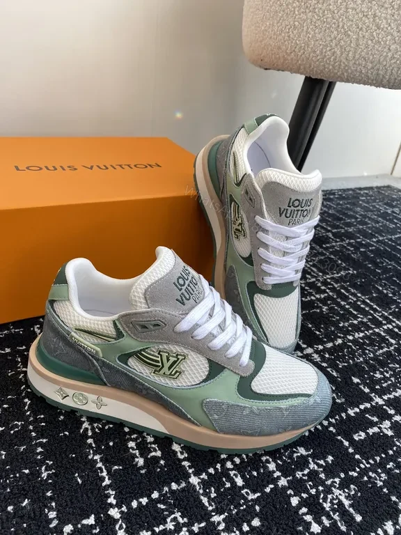 View 9 of Mint Mesh LV Sneakers: Luxe Comfort High-Top