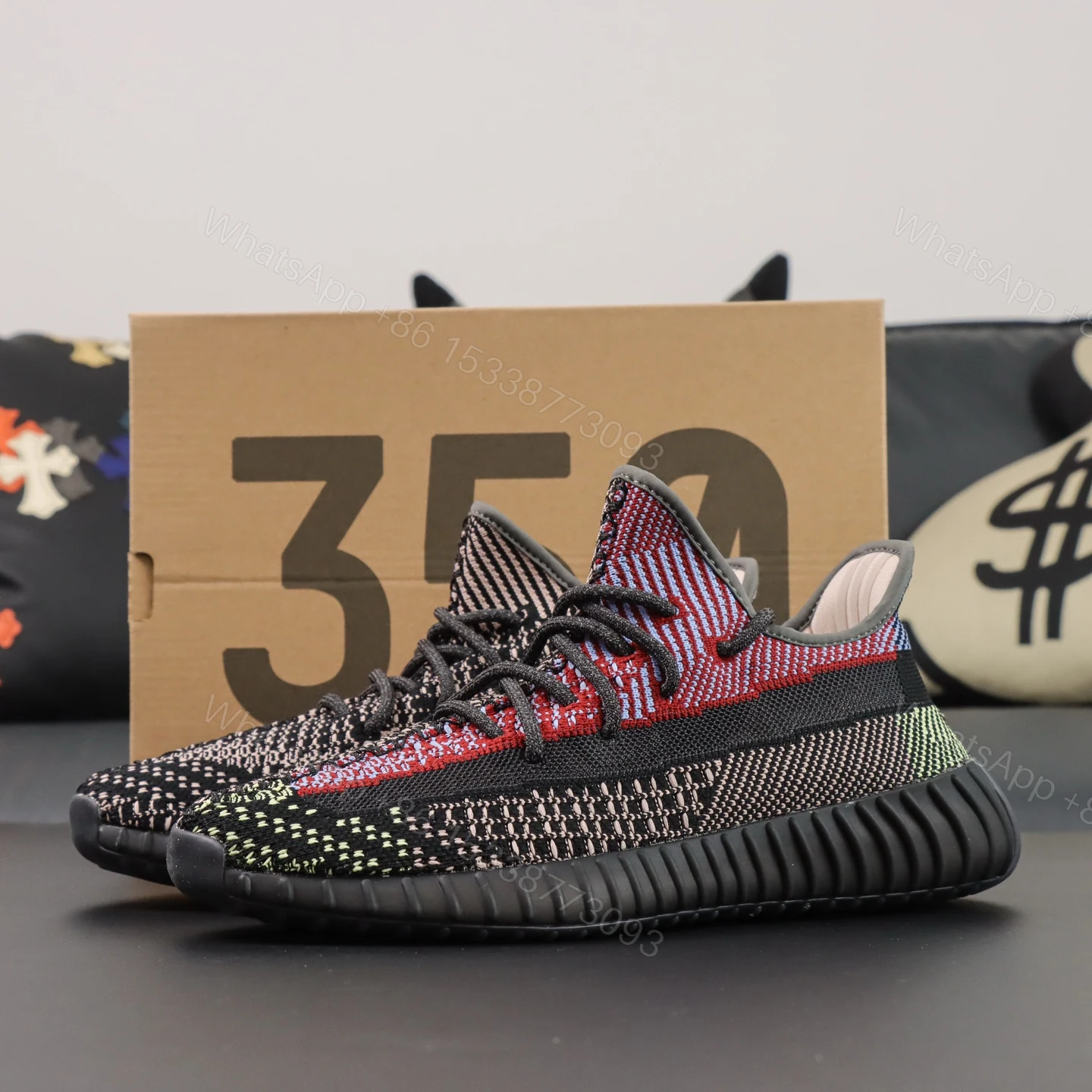 Yeezy Boost 350 V2 Yecheil Non-Reflective Reps — view 1