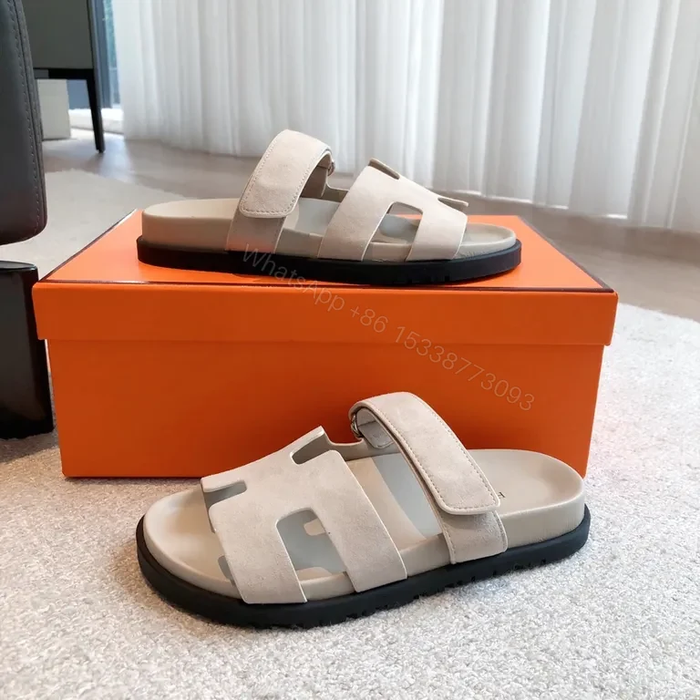 View 3 of Soft Sand HermÃ ̈s-Inspired Slide: Elevated Comfort Sandal