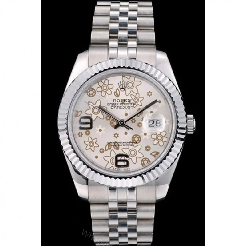 View 2 of Replica Rolex Datejust Silver Dial 41983 41 mm