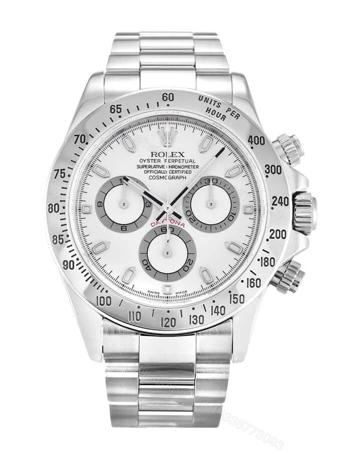 ROLEX COSMOGRAPH DAYTONA 116520 40MM WHITE DIAL IN STEEL — view 1