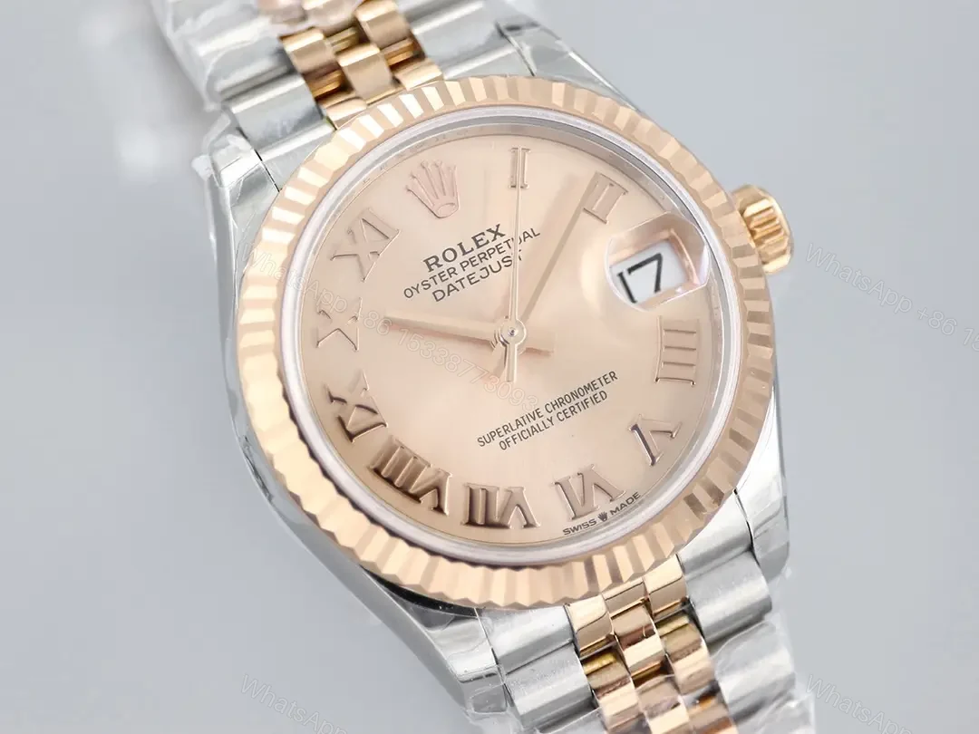 View 4 of Rolex Datejust 31 Rose Roman Watch Jubilee Ultimate 31MM 278381RBR-0002
