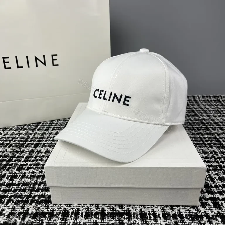 View 7 of Khaki Cotton Blend Cap â€” Subtle Celine-Inspired Luxury Cap