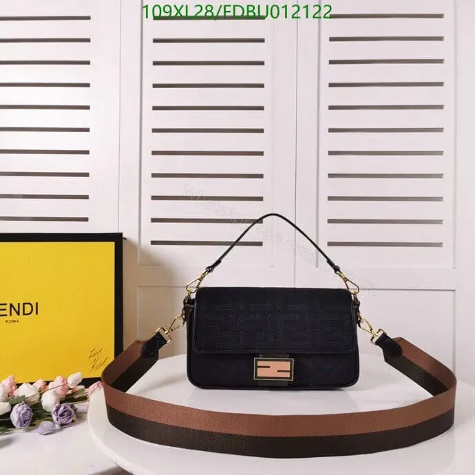 View 13 of Fendi Knockoff Baguette Bag in Premium Canvas BG41895