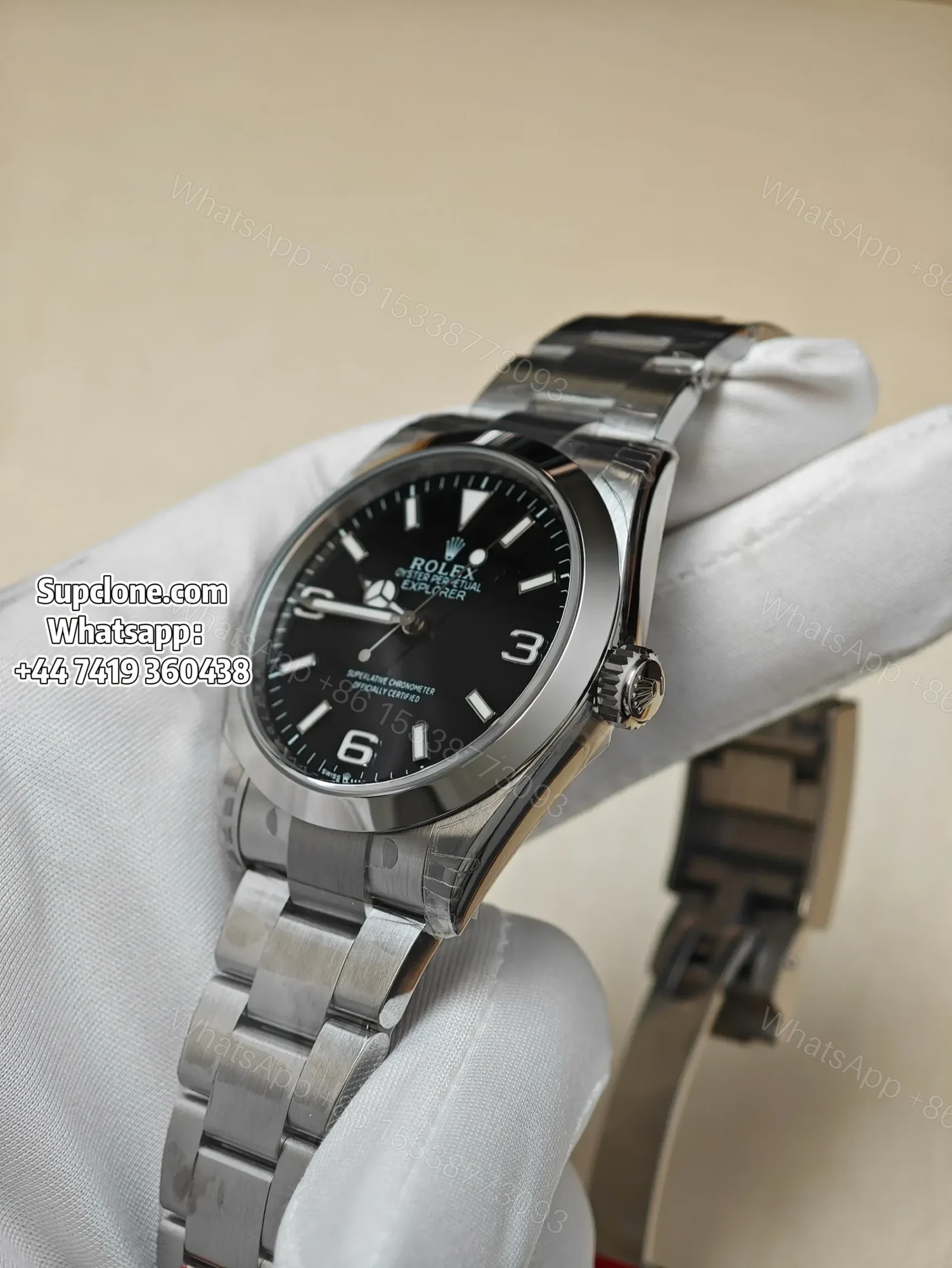 View 4 of Rolex Explorer 40 M224270-0001 Super Clone Black Dial Watch