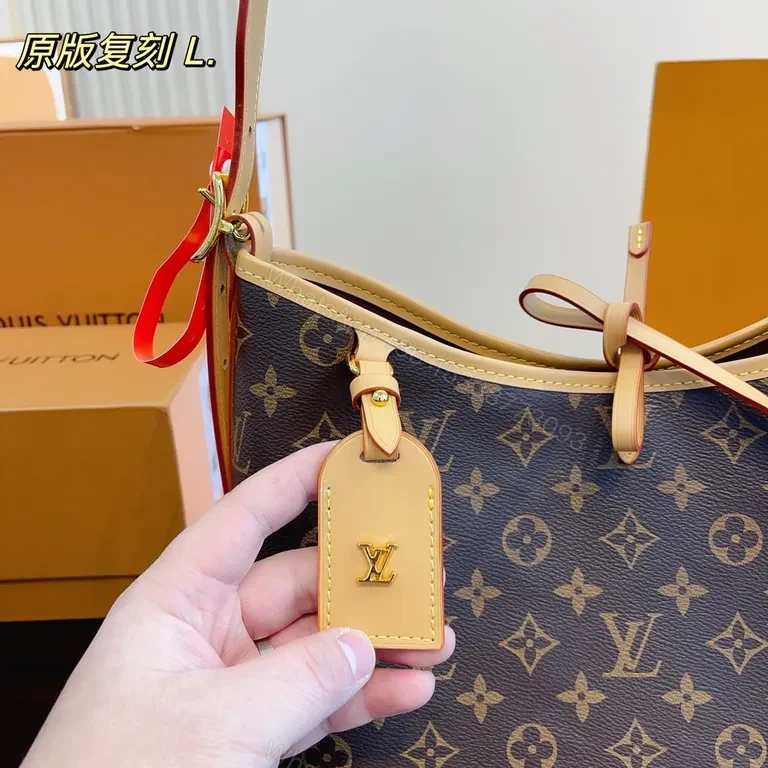 View 7 of Iconic Monogram Tote: Durable LV-Coated Canvas Everyday Carry