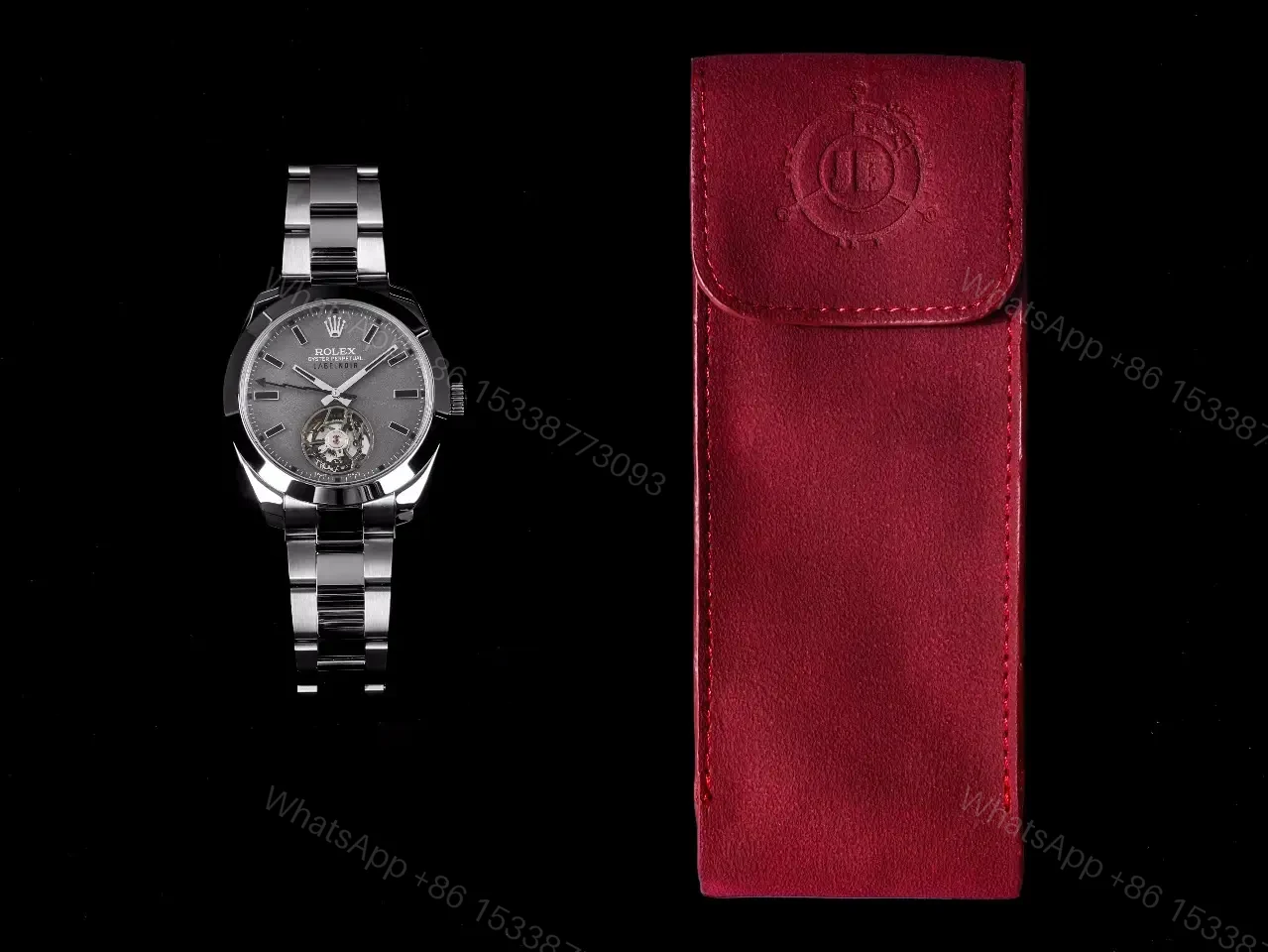 View 9 of Fake Rolex Milgauss Label Noir Tourbillon Slate Grey ROLEX-MILGAUSS-TB-GRY-40