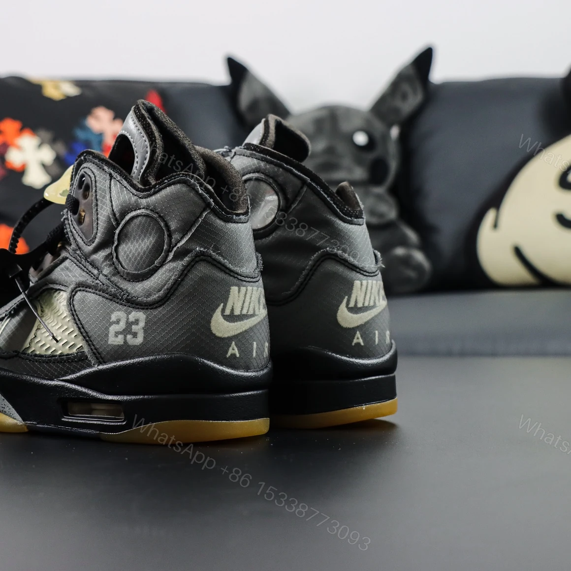 View 6 of Off White x Air Jordan 5 Retro SP Muslin Reps