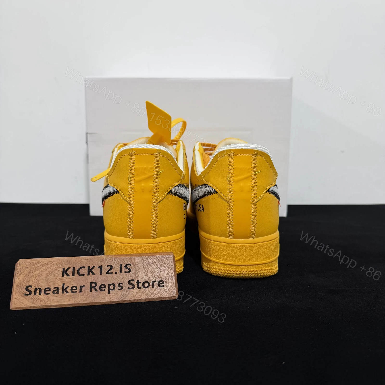 View 7 of Off-White × Nike Air Force 1 Low University Glod Reps