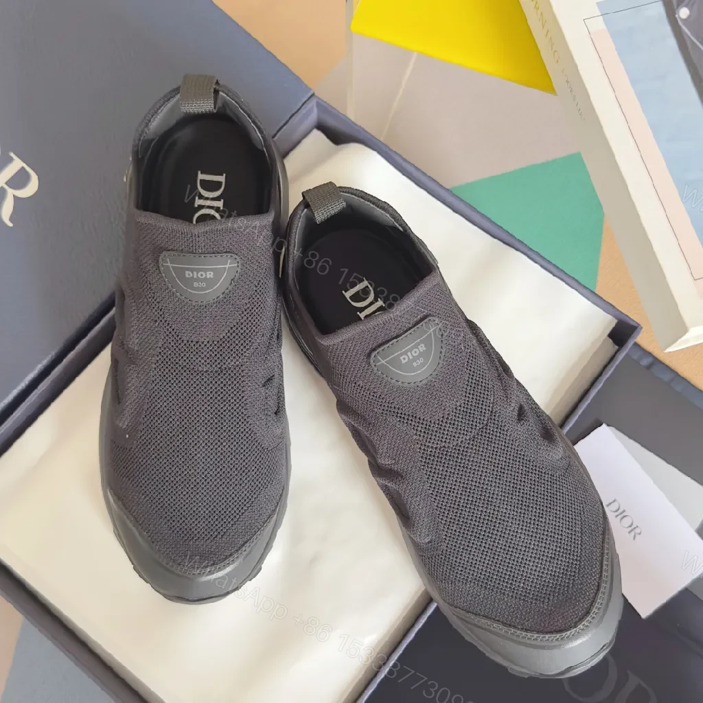 All-Day Knit Runner: Premium Luxe Sneaker, Graphite/Charcoal — view 1