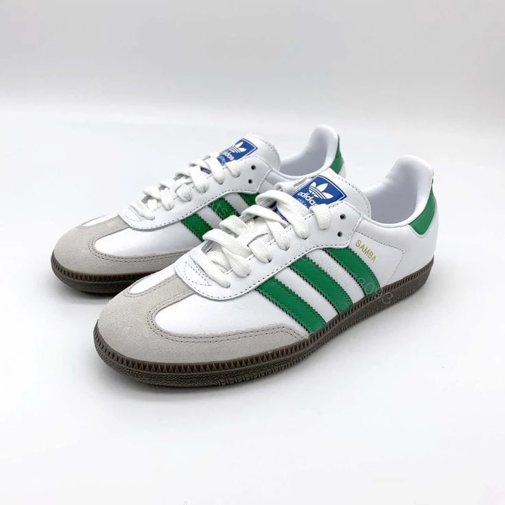 First Copy Adidas Samba “White Green” — view 1