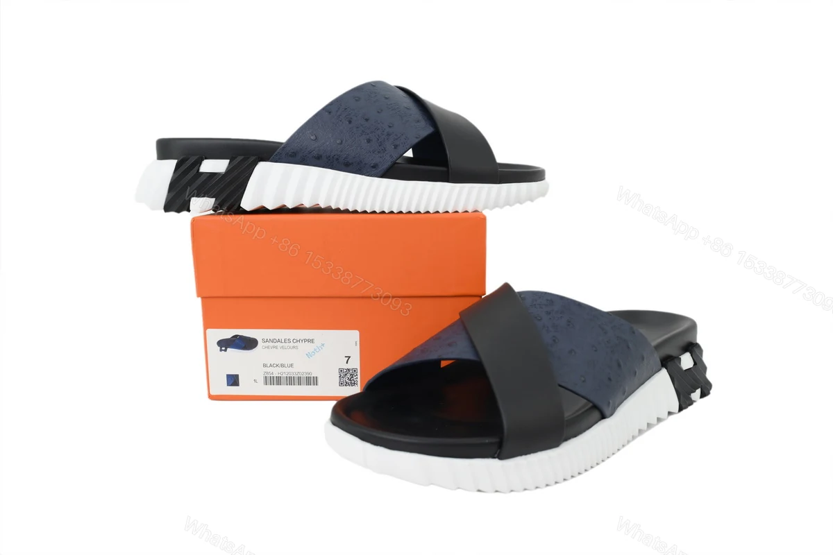 View 7 of HERMES Infra Sandals 'Blue'