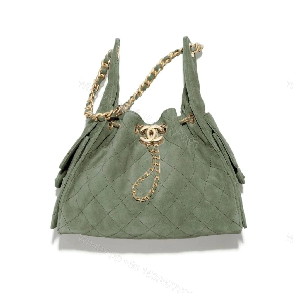 Chanel 25 Medium Handbag Suede Grey 34Cm — view 1