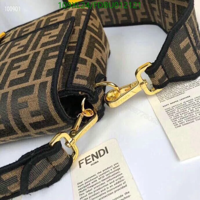 View 7 of Fendi Baguette Fabric Bag FDBU07452 – Chic and Stylish