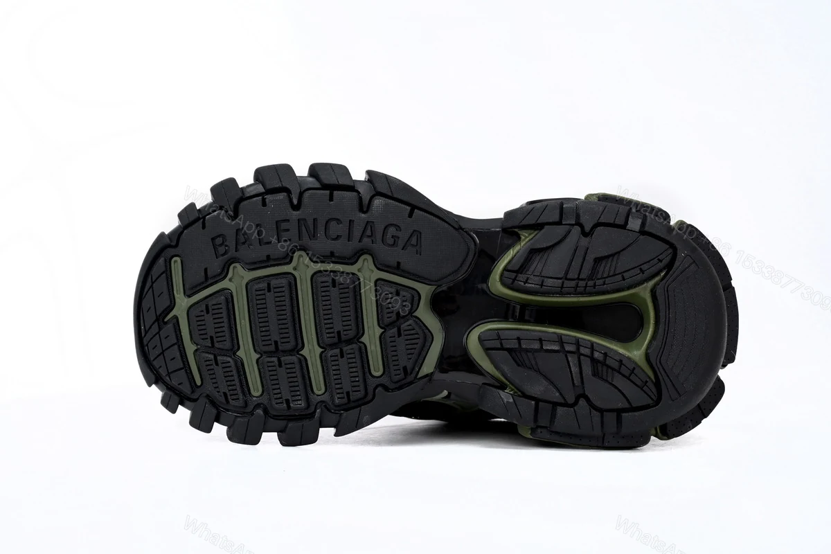View 10 of Balenciaga Track 2 Sneaker Military Black 568614 W3AE1 2311