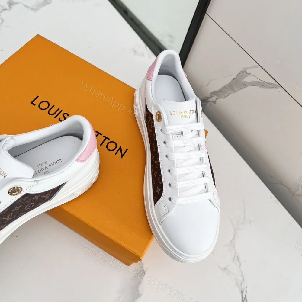 View 4 of Louis Vuitton X Takashi Murakami Time Out Sneaker White 1AGWOL