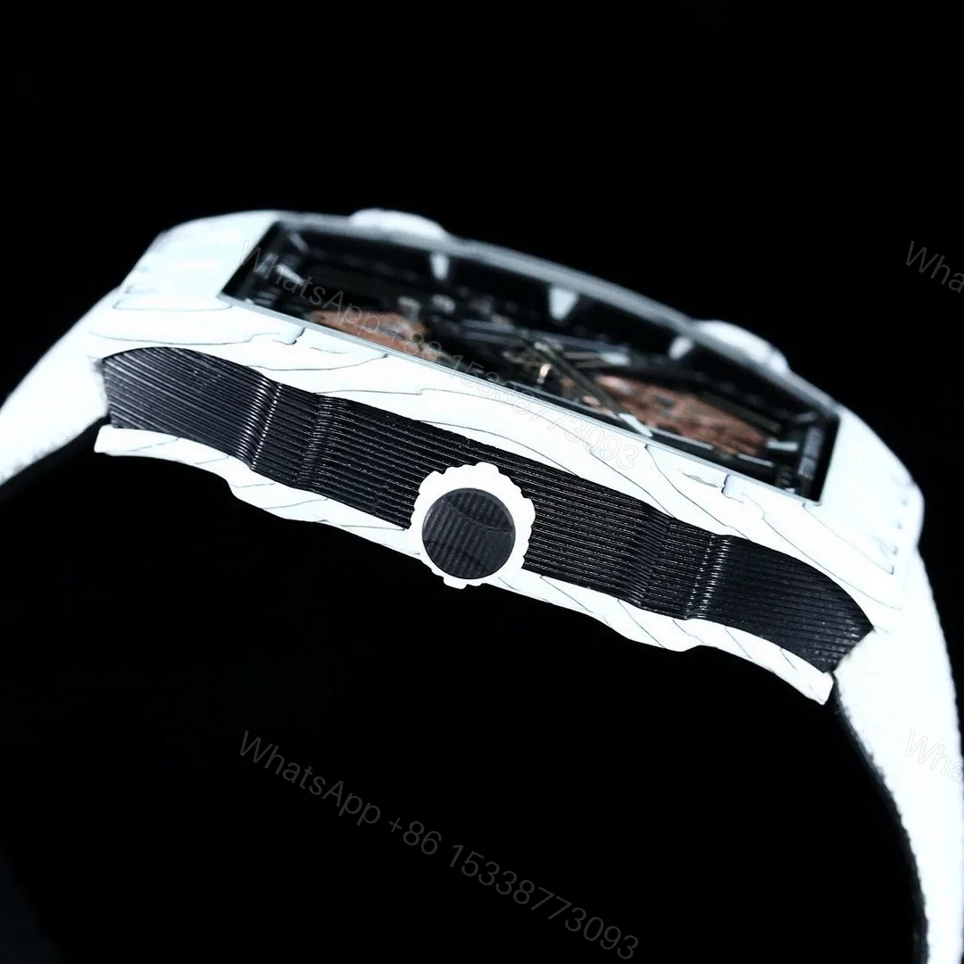 View 5 of Richard Mille RM27-05 Rafael Nadal Flying Tourbillon Watch Ultra Light Carbon TPT Skeleton 38g Ultra Thin 9MM Premium Edition RM-RM27-05-RN-FLT-38G