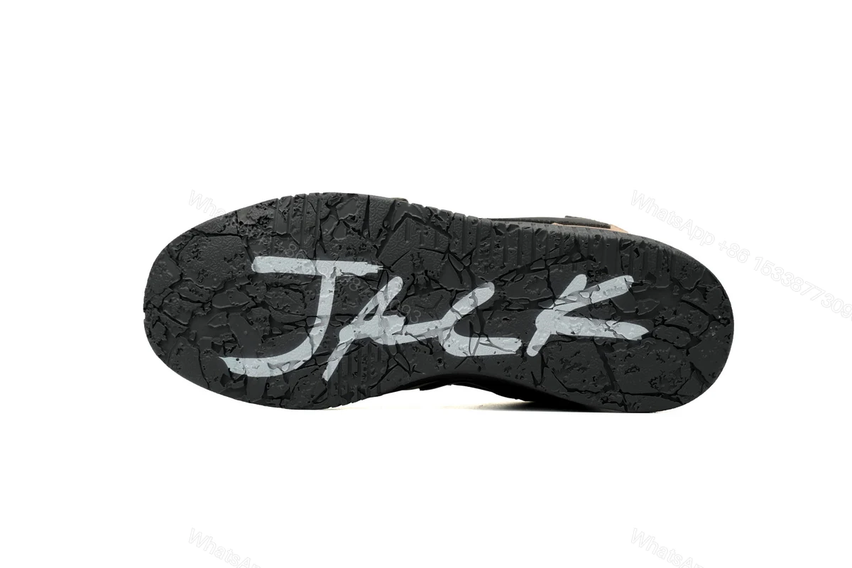 View 4 of Travis Scott x Air Jordan Cut The Check Brown Black FZ8117-214