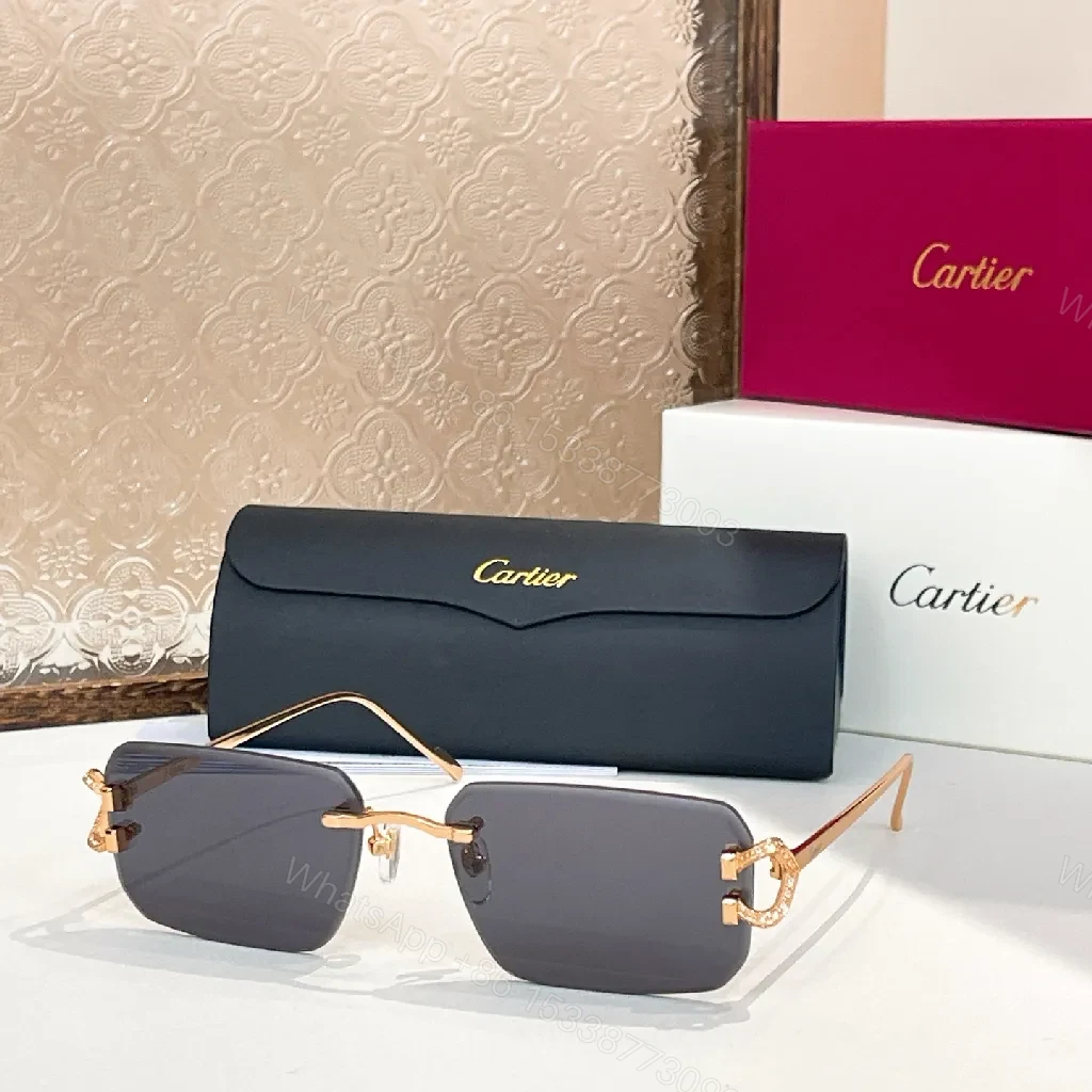 View 9 of Rose-Gold Titanium Sunglasses Case & Frames: Subtle Luxury