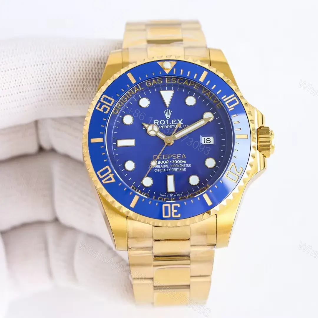 View 2 of Super Replica Rolex Deepsea Yellow Gold with Blue Dial 2024