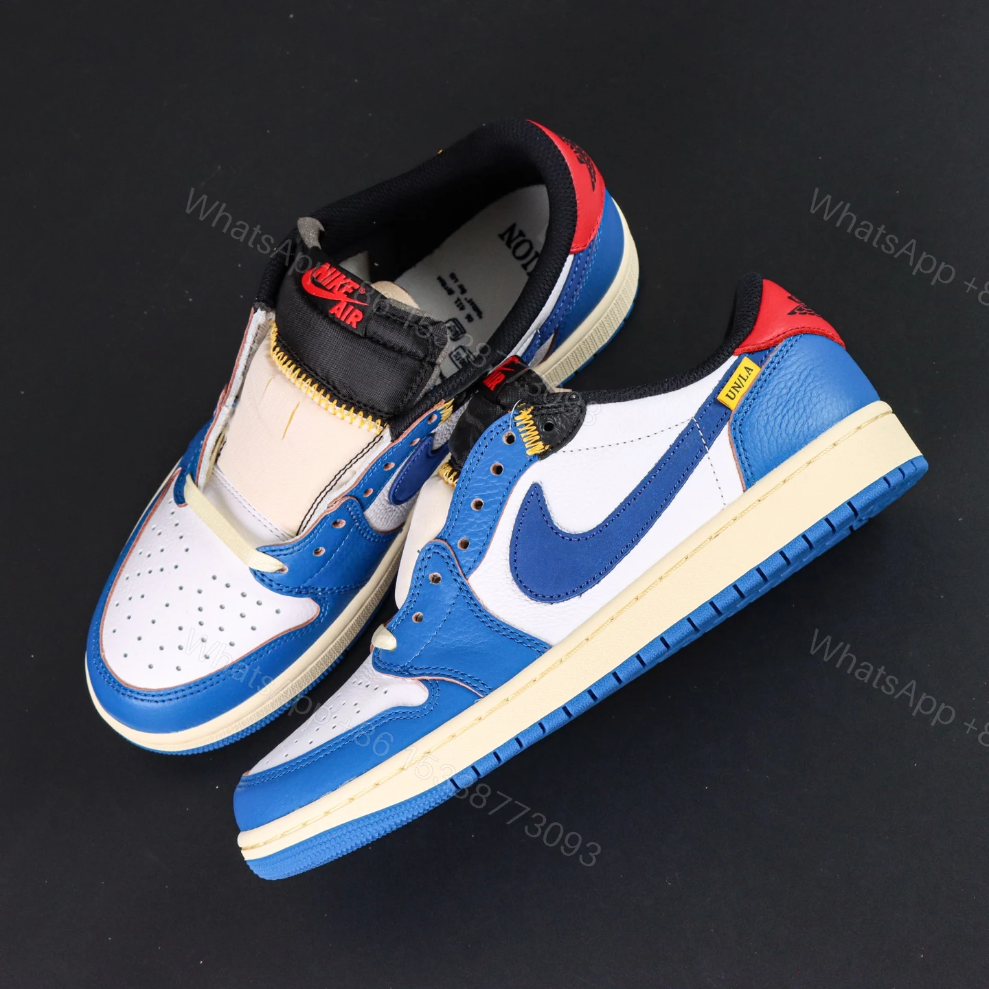 View 7 of Union LA x Air Jordan 1 low Blue