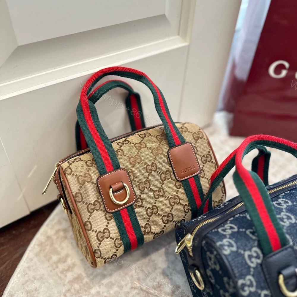 View 3 of Gucci Mini GG Handbag Beige And Brown GG Canvas 20Cm