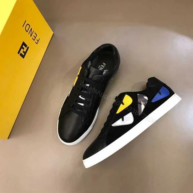 View 6 of FENDI MONSTER EYES LOW-TOP TRAINERS SNEAKERS – FD05