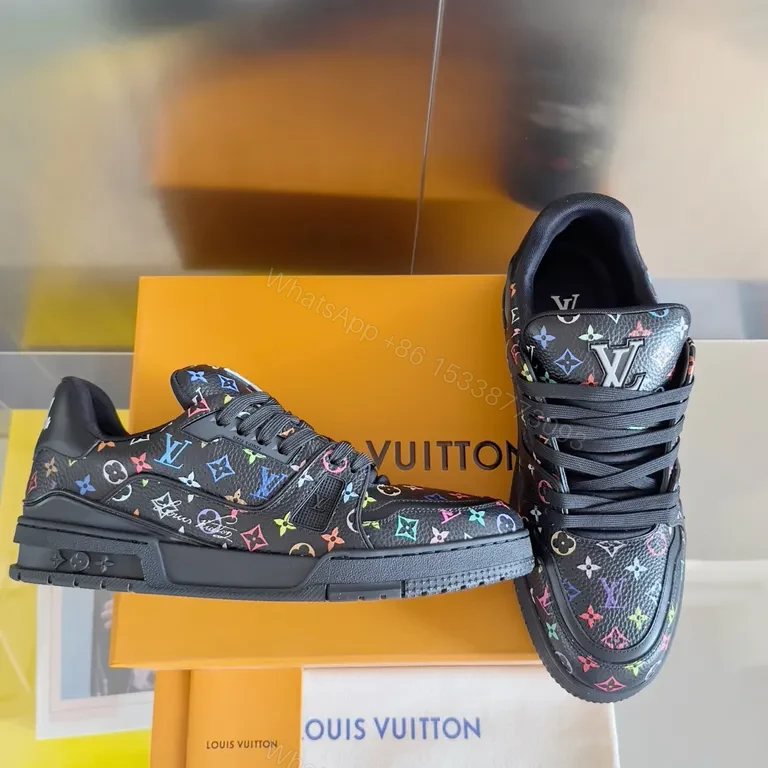 View 9 of Bold LV Monogram High-Top Sneakers with All-Day Comfort