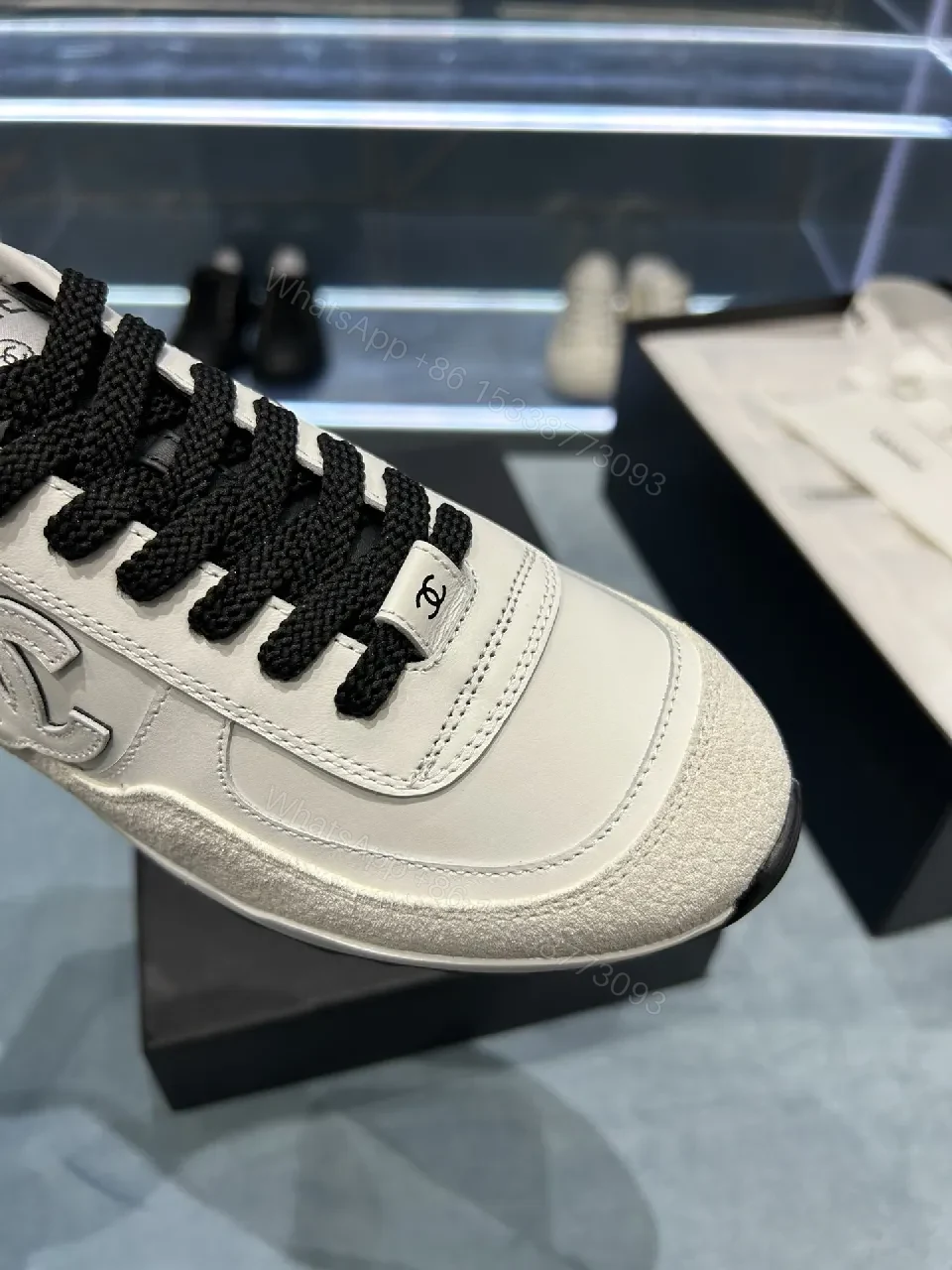 View 6 of White Leather Sneaker, Minimalist Luxe, All-Day Comfort, Premium Streetwear Sneaker