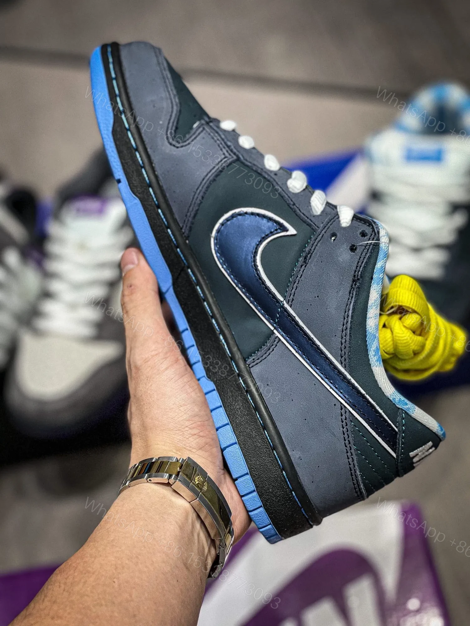 View 3 of Nike Dunk SB Low Blue Lobster Reps
