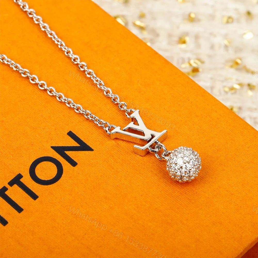 View 5 of LV Iconic Louisa Strass Necklace
