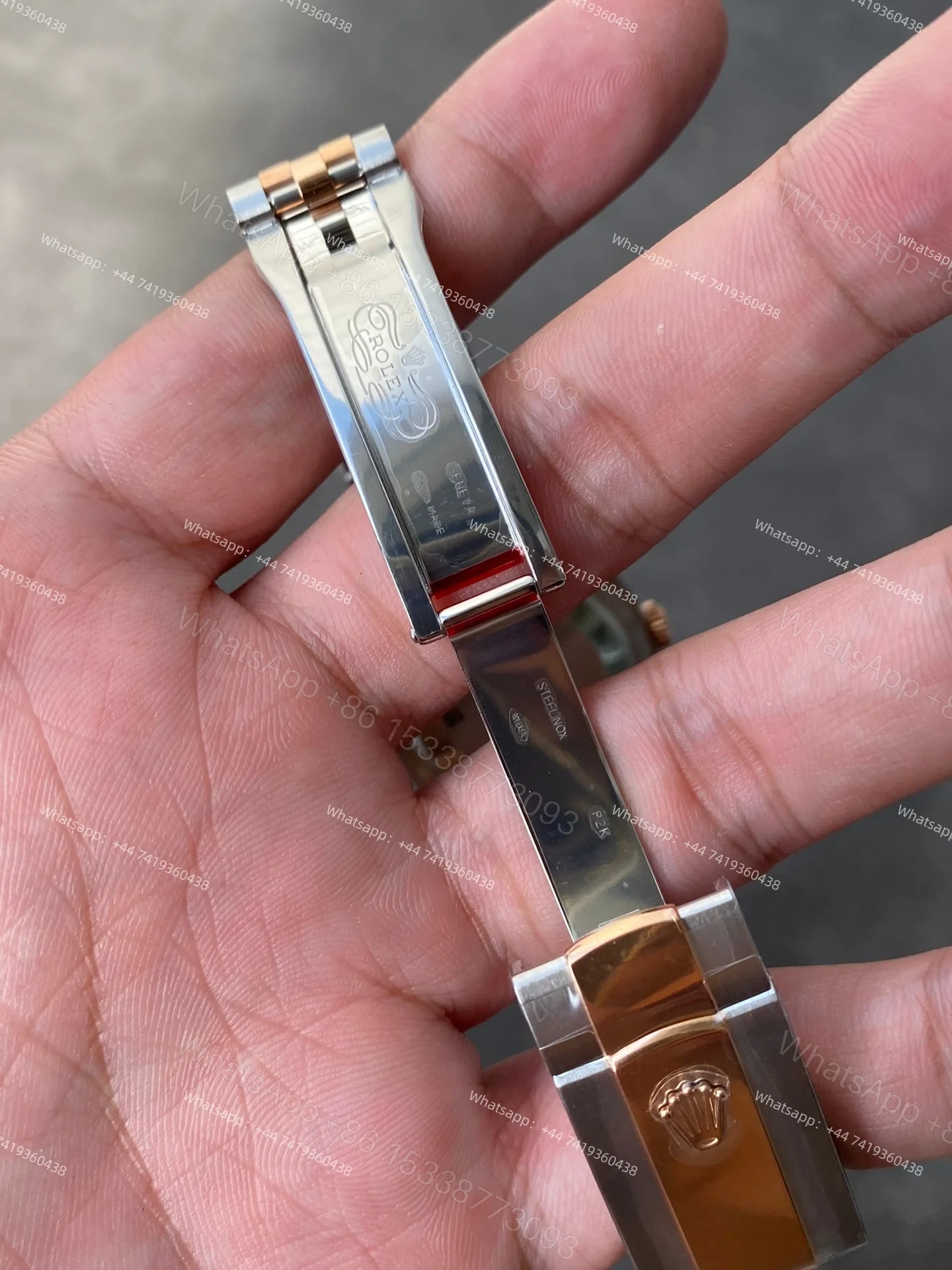 View 8 of Rolex Datejust M126231-0029 1:1 Replica Rose Gold Roman Gray Dial Jubilee 36MM 3235 Movement Super Clone Watch